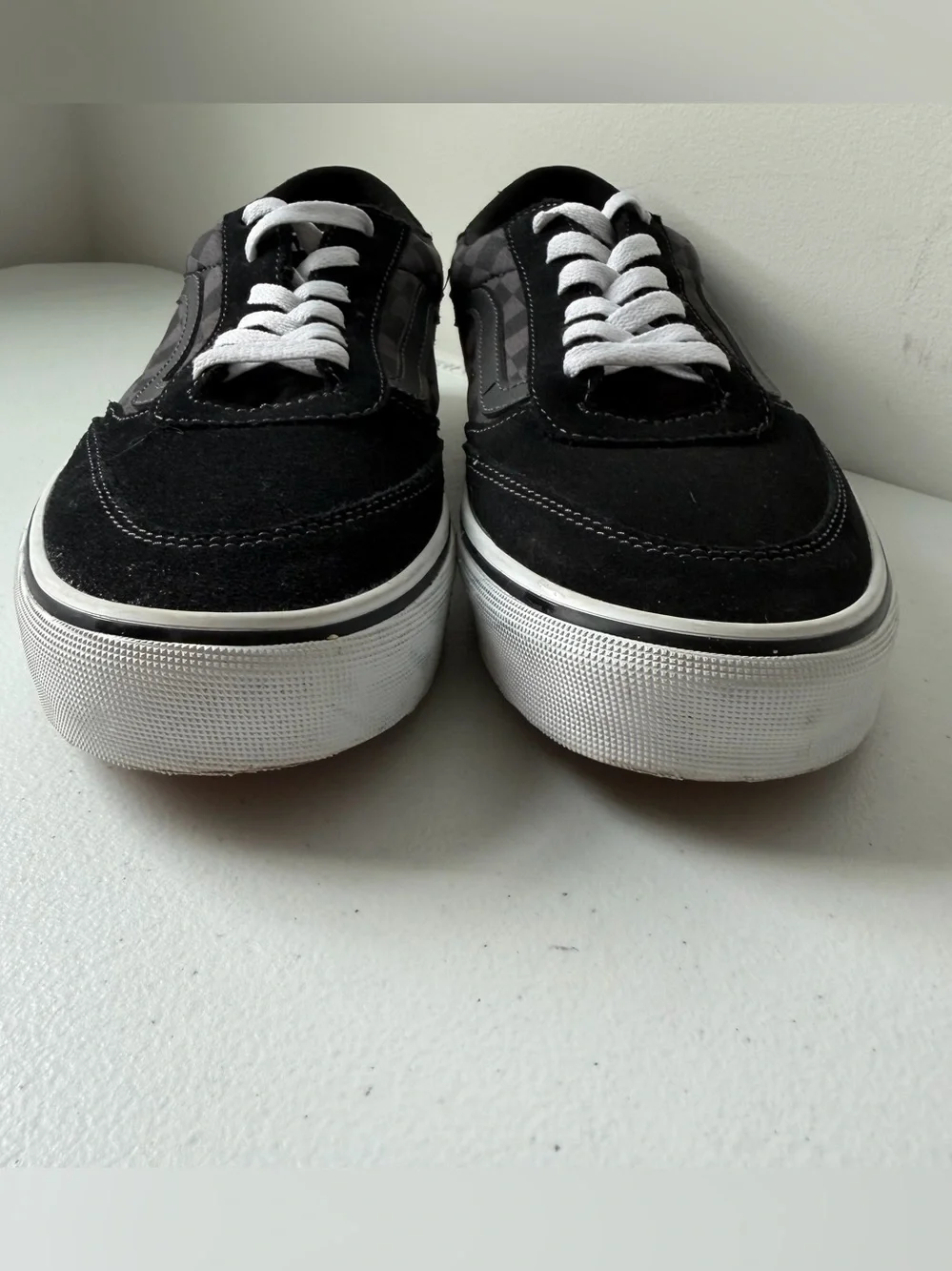 VANS Brooklyn Sneaker 721356 Checkerboard Black Asphalt  Mens 10.5  Skateboard